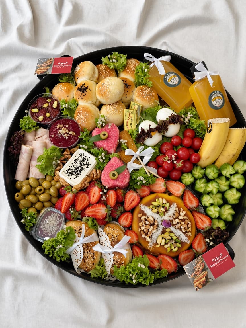 سینی صبحانه عروس